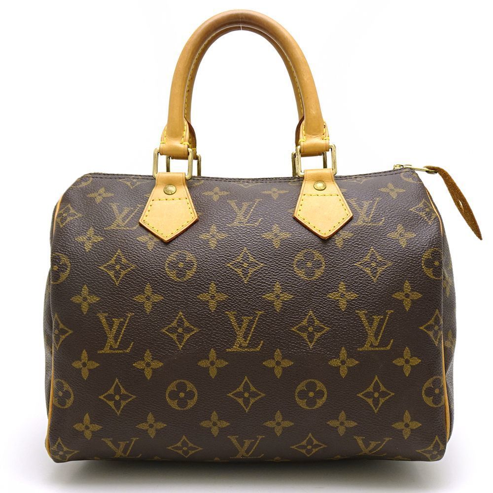 Louis Vuitton Monogram Speedy 25 Brown Mini Boston Bag